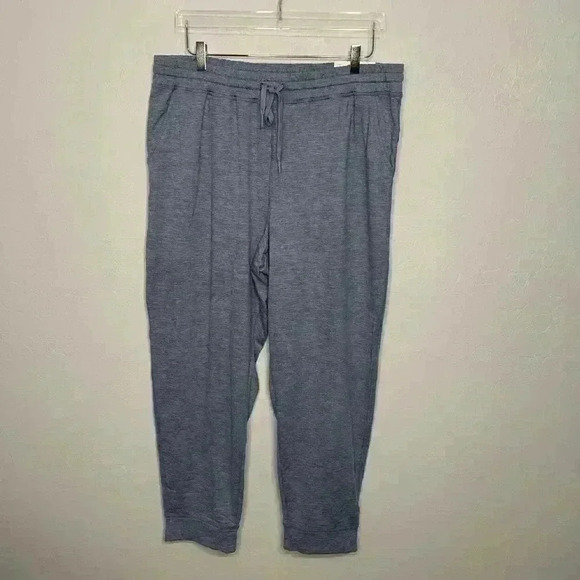 American Eagle Blue High Waist Drawstring Joggers NWT XXL - Picture 2 of 8